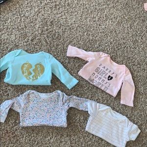 0-3 month onesies